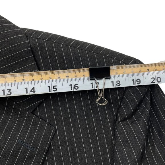 Hugo Boss Vinci/Lucca Brown Pin Stripe Wool Blazer Sport Coat Jacket Men's 42 R - Picture 6 of 10